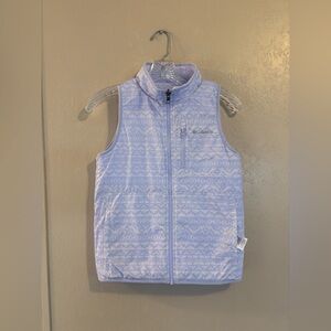 NWT Columbia girls Hakatai Reversible vest sz 10/12